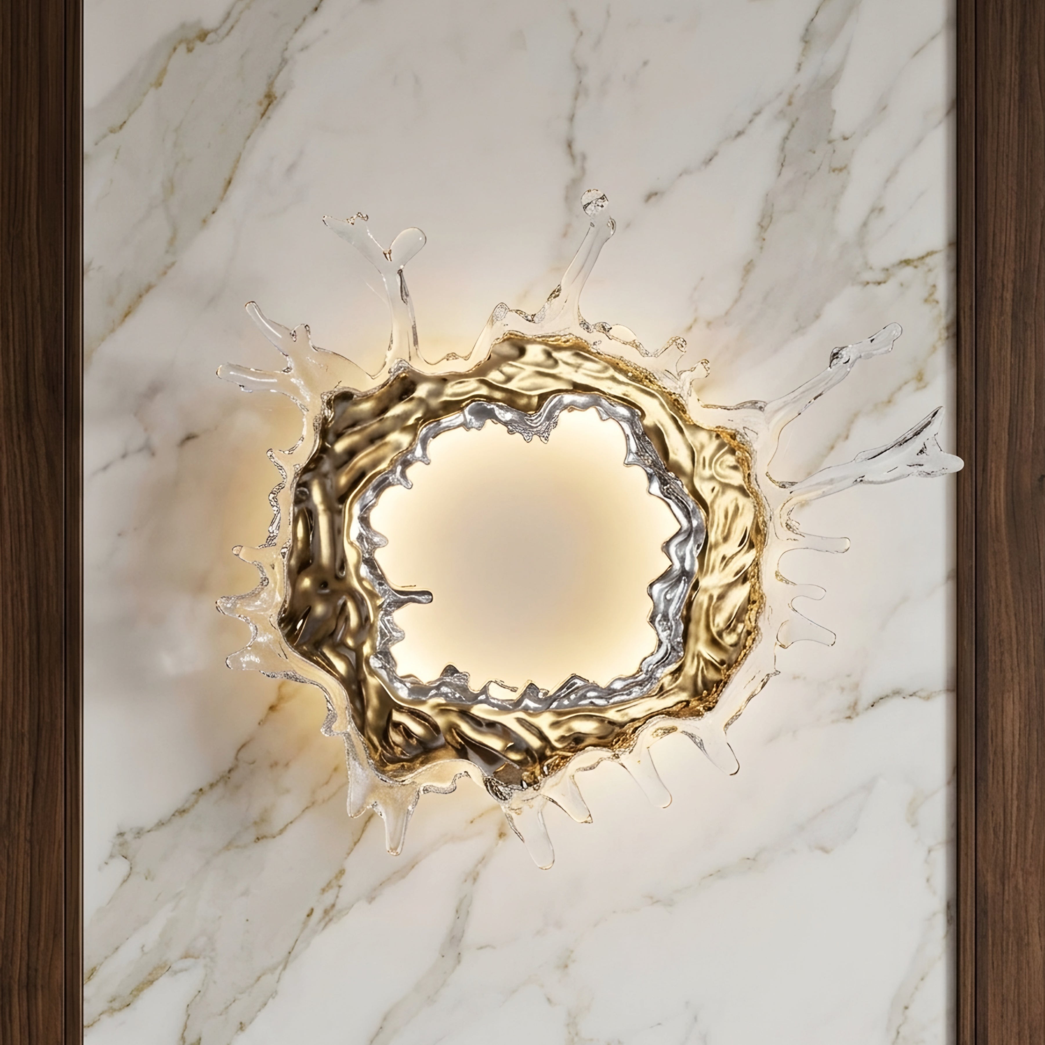 Zelvior Wall Sconce – LED Flameless Candles Wall Mounted Decorative Lighting Gold Silver Finish