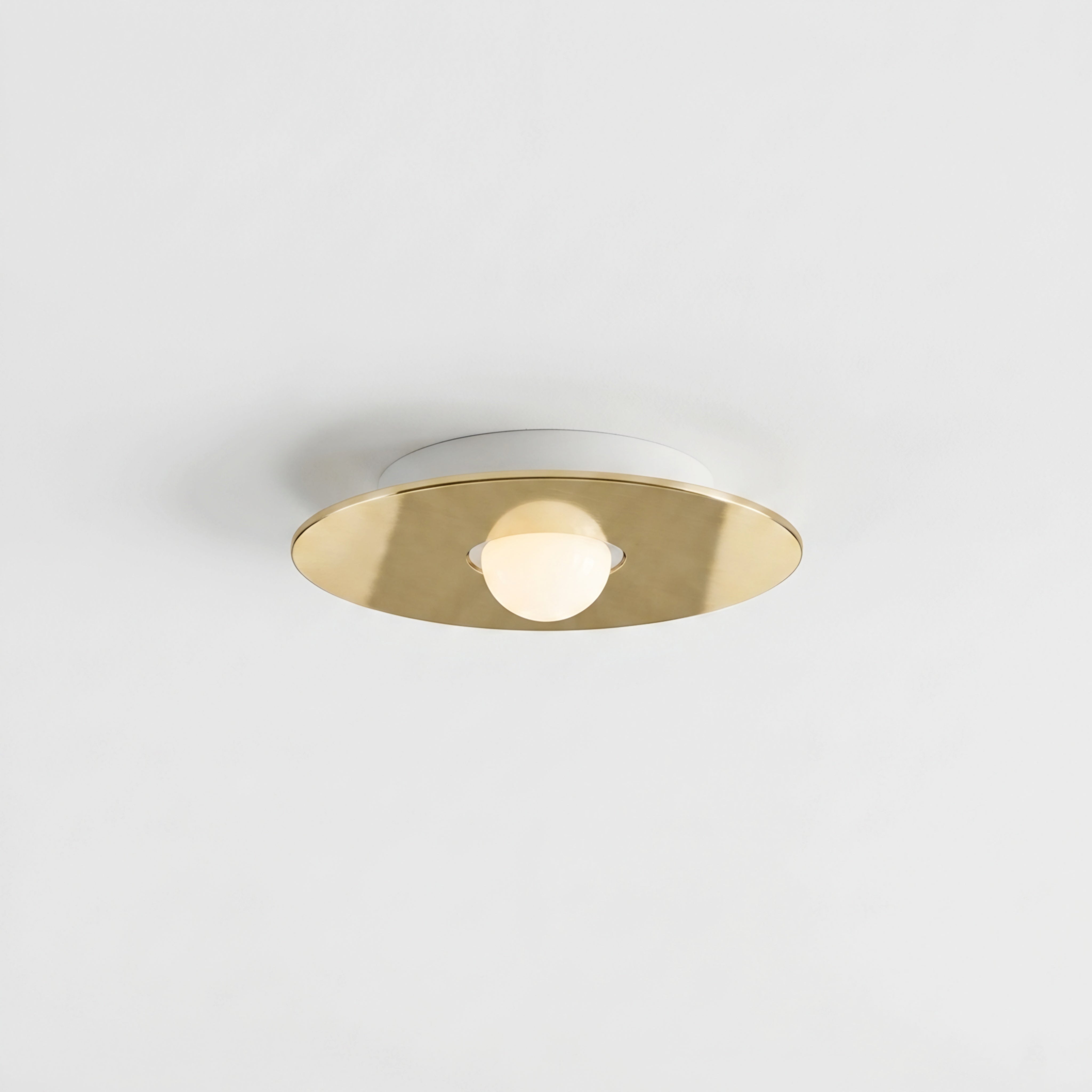 Orbix Tri Ceiling Light – LED Modern Flush Mount Adjustable Disc Black Chrome Kitchen Living Room
