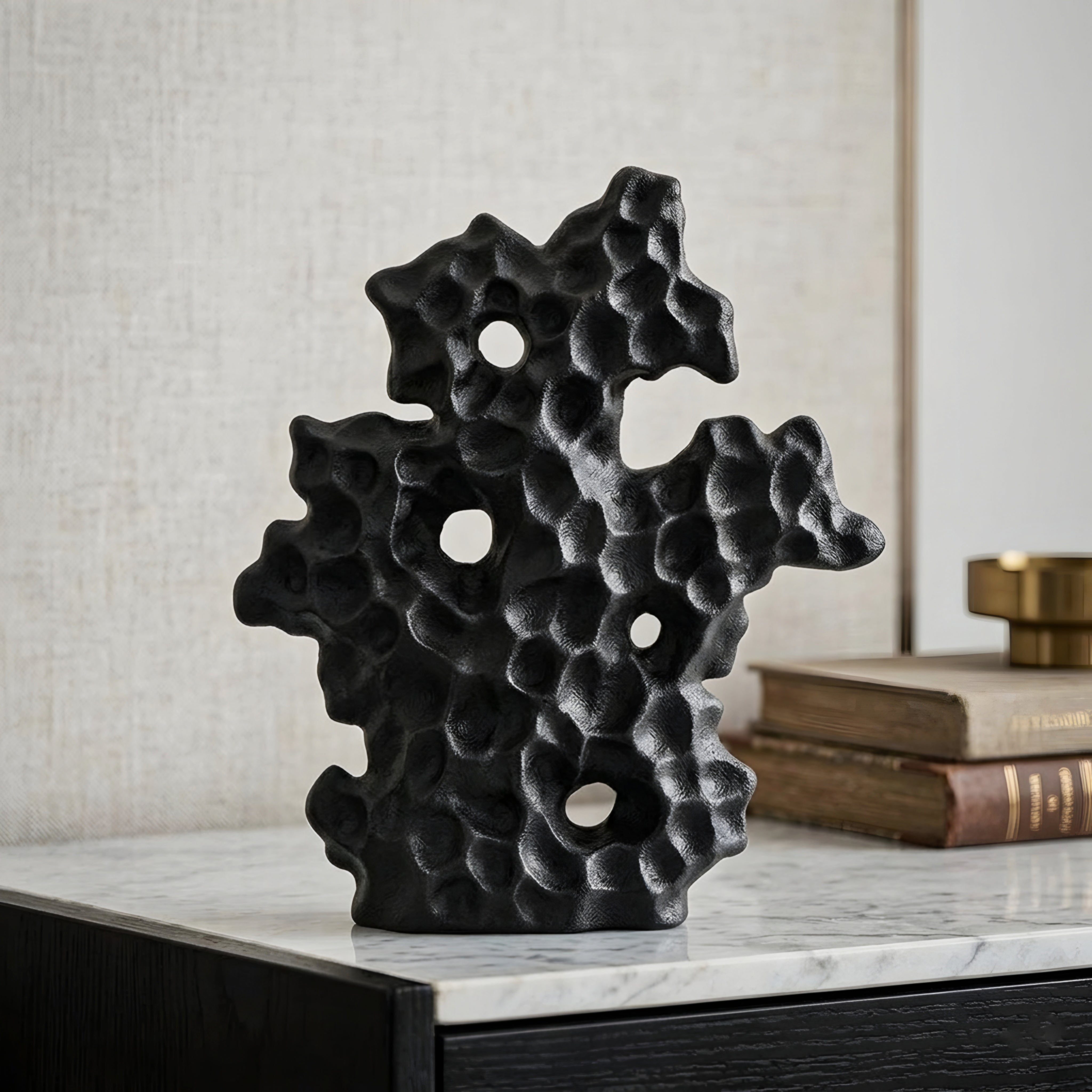 Coralux Reef Sculpture – Modern Organic Table Decor Living Room Bedroom Abstract Accent Piece