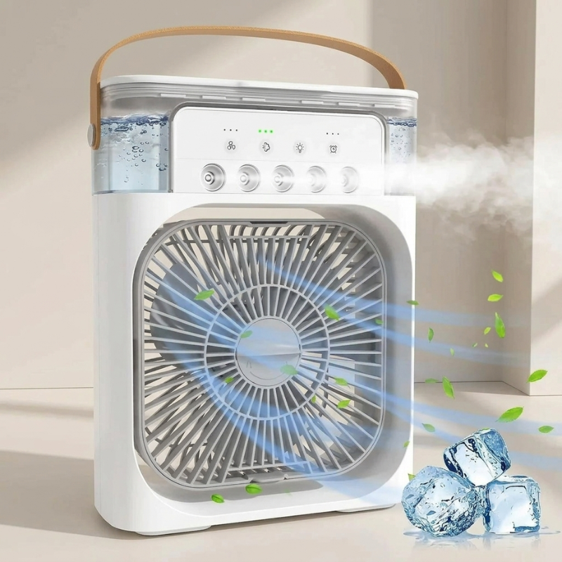 Frostera Portable Air Cooler Fan – Desktop USB Evaporative Misting Humidifier Personal Cooling