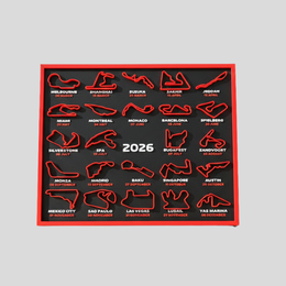 Circuito Racing Wall Art – 2026 F1 Calendar 3D Printed Circuit Track Display Decorative Lighting
