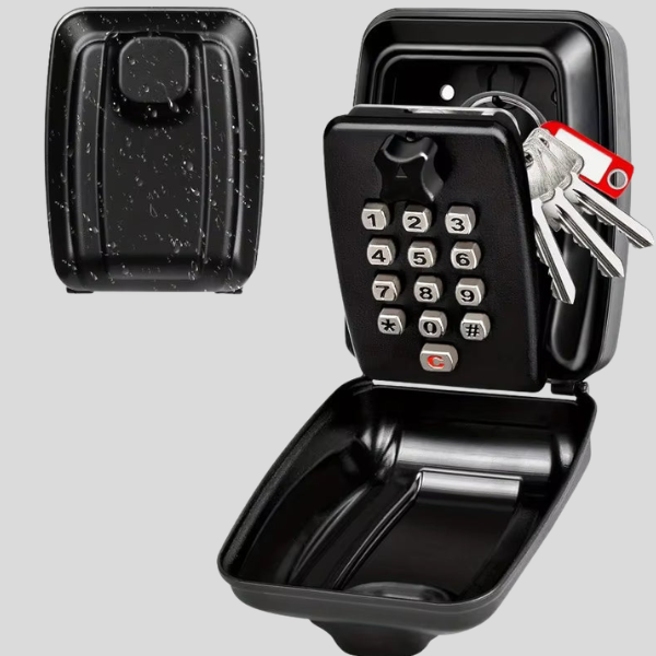 Vaultex Wall Mount Key Lock Box – Outdoor Waterproof Security Combination Keypad Storage