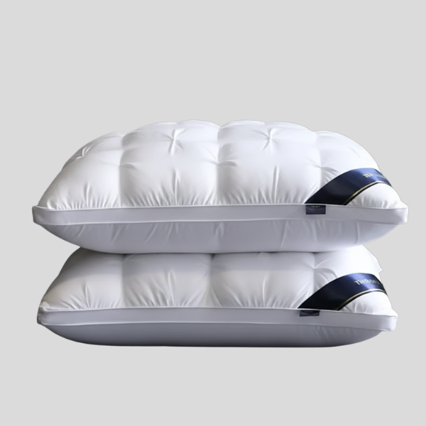 Celestria Cloud Bed Pillow – Premium Goose Down Luxury Hotel Sleep Pillow Bedroom