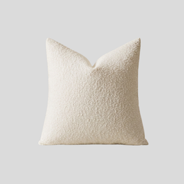 Celestria Cloud Decorative Pillow – Luxury Boucle Textured Throw Pillow Bedroom Living Room Sofa Decor
