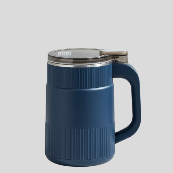 Ridgewell Insulated Travel Mug – Stainless Steel Spill-Proof Coffee Tumbler Sliding Lid Handle