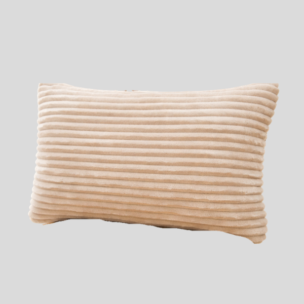 Cordova Ribbed Velvet Pillow Cover – Decorative Cushion Cover Soft Textured Throw Pillow Living Room Bedroom