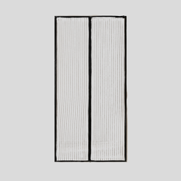 Entrava Magnetic Door Screen – Mesh Insect Curtain Hands Free Entryway Reinforced Edge Black Frame