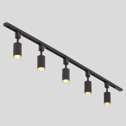 Calix Cylinder Track Light – Black Gold Track Lighting Kitchen Ceiling Adjustable Spotlight Modern