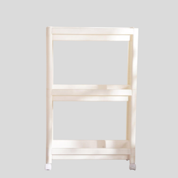 Castlyn Slim Storage Rack – Metal 3 Tier Kitchen Organizer Narrow Spice Shelf White