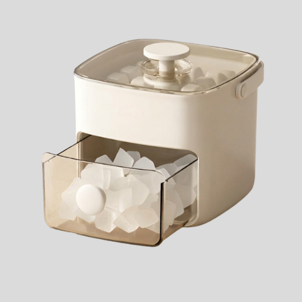 Cubix Dual Storage Organizer – Countertop Cotton Pad Swab Dispenser Cosmetic Bathroom Vanity