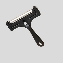 Slicemaster Pro Cheese Slicer – Adjustable Stainless Steel Wire Cutter Kitchen Tool Black Handle
