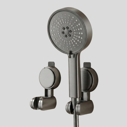Kolvex Swivel Shower Head Holder – Adjustable Wall Mount 360 Rotation Suction Cup Bathroom Fixture