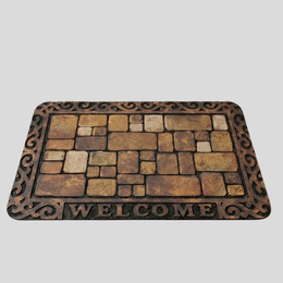 Terrano Stone Door Mat – Diatom Mud Washable Welcome Entryway Floor Mat Indoor Outdoor Front Porch