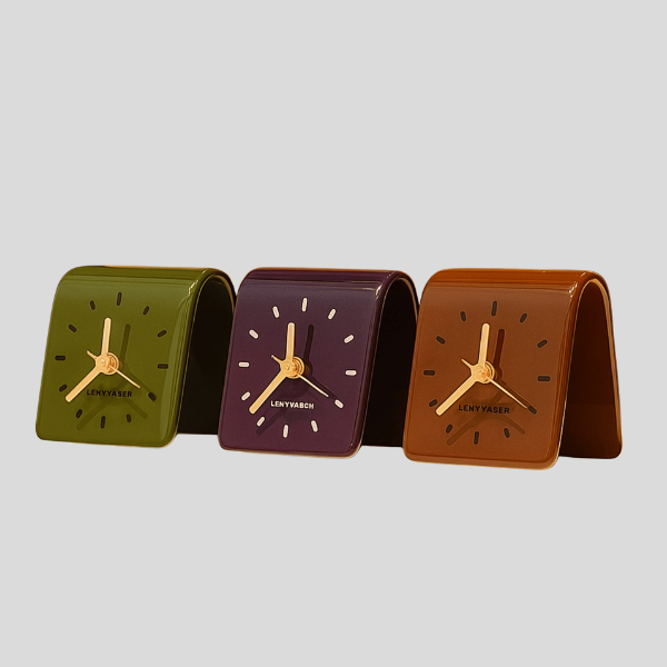 Tivara Arch Desk Clock – Modern Ceramic Decorative Table Clock Bedroom Living Room Nightstand