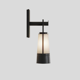 Arden Tapered Glass Wall Lamp – Modern Hanging Interior Wall Lighting Fixture