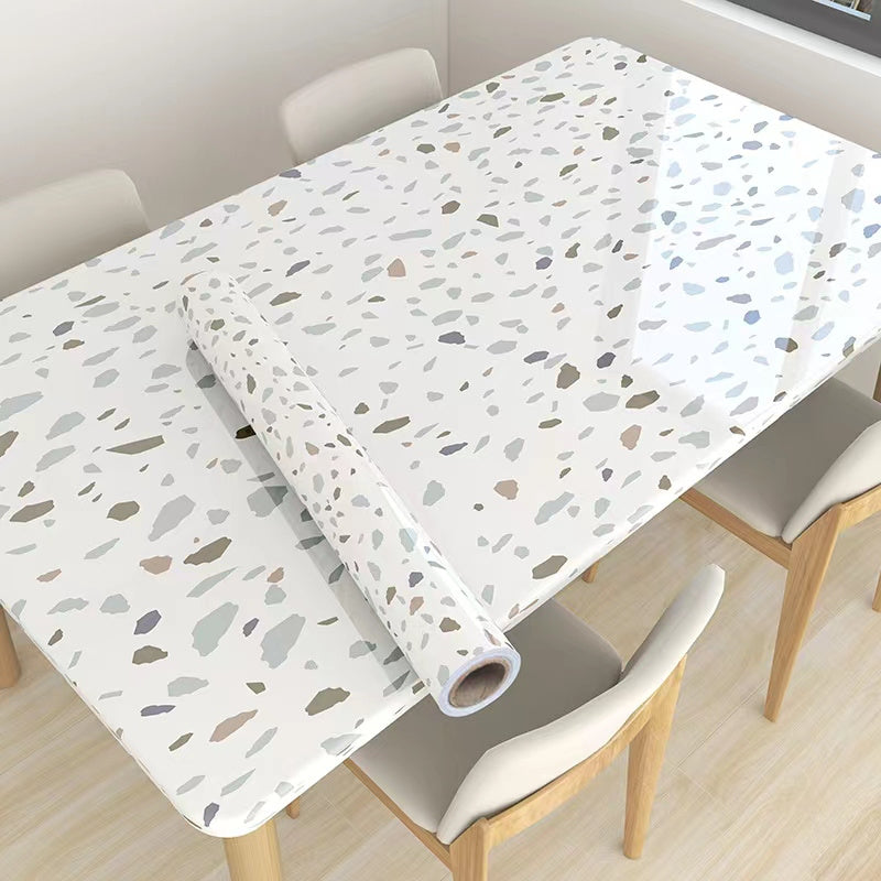 Stratum Marble Wallpaper Roll – Self Adhesive Peel Stick Removable Waterproof Gray Brown Stone Texture