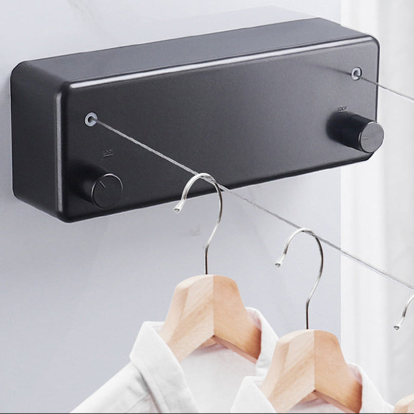 Nexline Retractable Clothesline – Wall Mounted Dual Line Laundry Drying Rack Indoor Outdoor