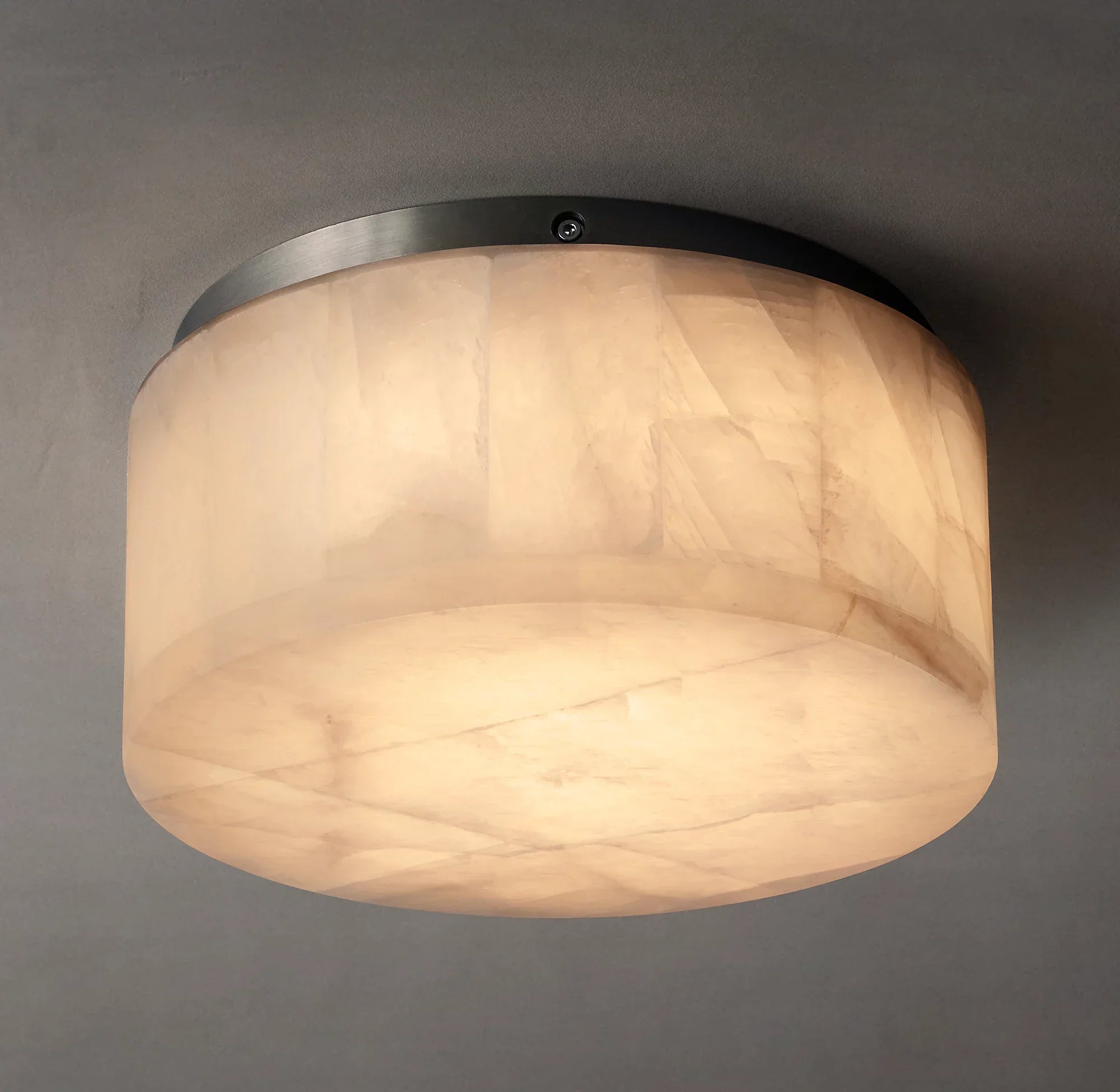 Hearth Alabaster Dome Ceiling Light – LED Indoor Ambient Lighting Fixture