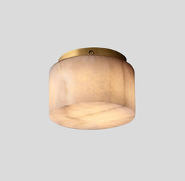 Hearth Alabaster Dome Ceiling Light – LED Indoor Ambient Lighting Fixture