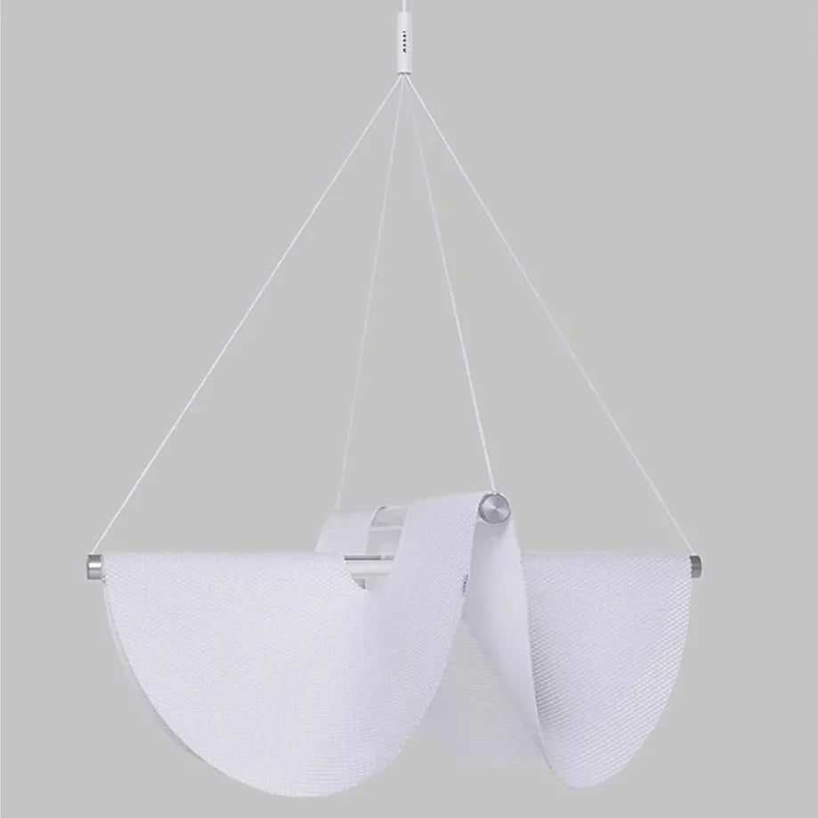 Velari Ribbon Chandelier – Modern LED Pendant Light Dining Room Living Room Ceiling Decorative Lighting