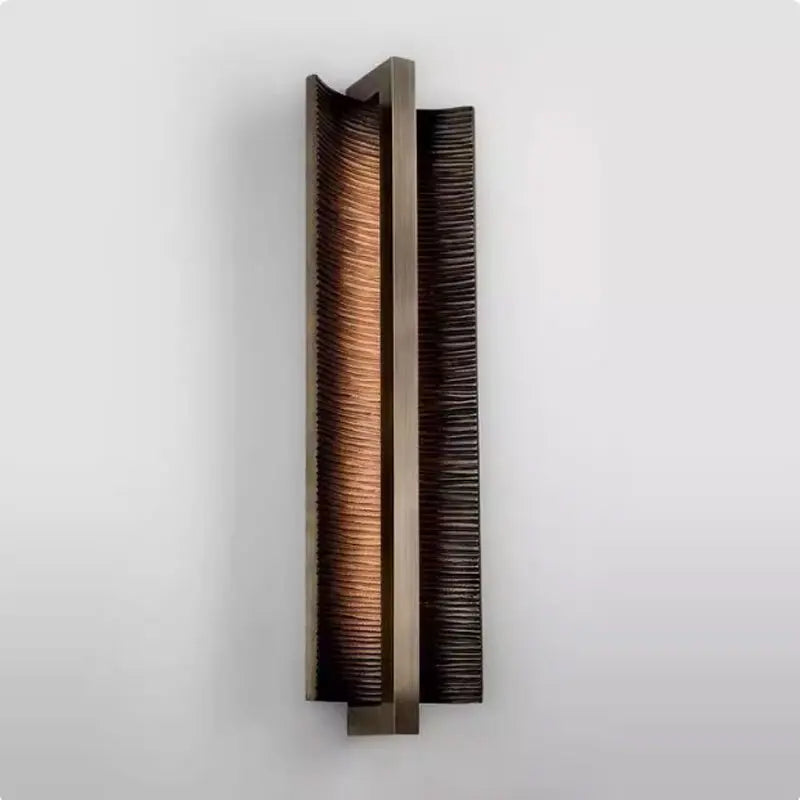 Vika Wall LampLumis Ridge Wall Sconce – Textured Metal Indoor Decorative Lighting Modern Vertical Design