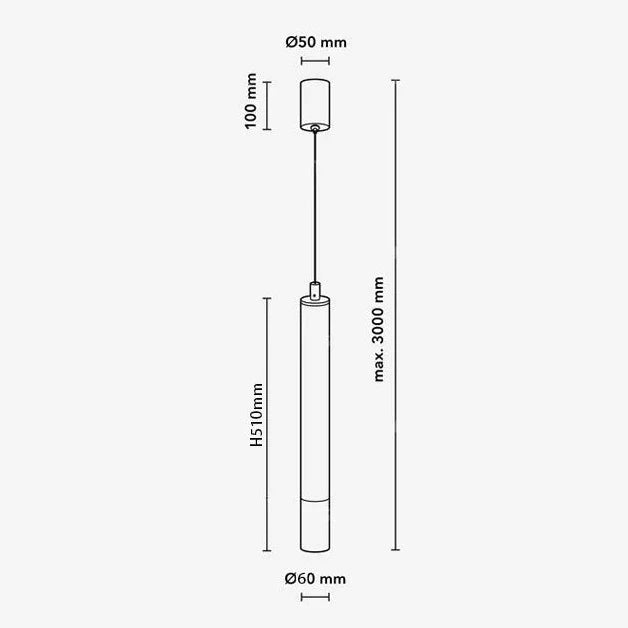 Luminara Cylinder Pendant Light – Marble Pendant Lighting Modern Decorative Ceiling Light Kitchen Island