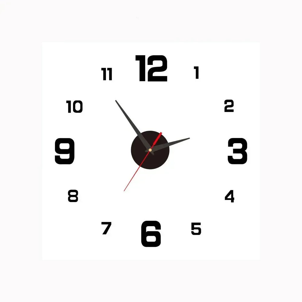 Solsyn Gradient Wall Clock – Silent Quartz Modern Decorative Living Room Bedroom Large Round