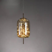 Aurora Cluster Glass Pendant Light – LED Modern Hanging Ceiling Fixture for Living Room