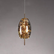 Aurora Cluster Glass Pendant Light – LED Modern Hanging Ceiling Fixture for Living Room