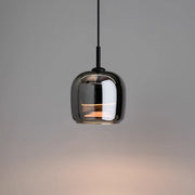 Smoked Glass Pendant Light – Modern Hanging Ceiling Fixture