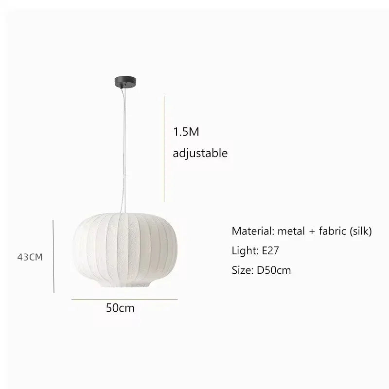 Tatami Stair Pendant Light – Fabric Stair Pendant Ceiling Lighting Fixture