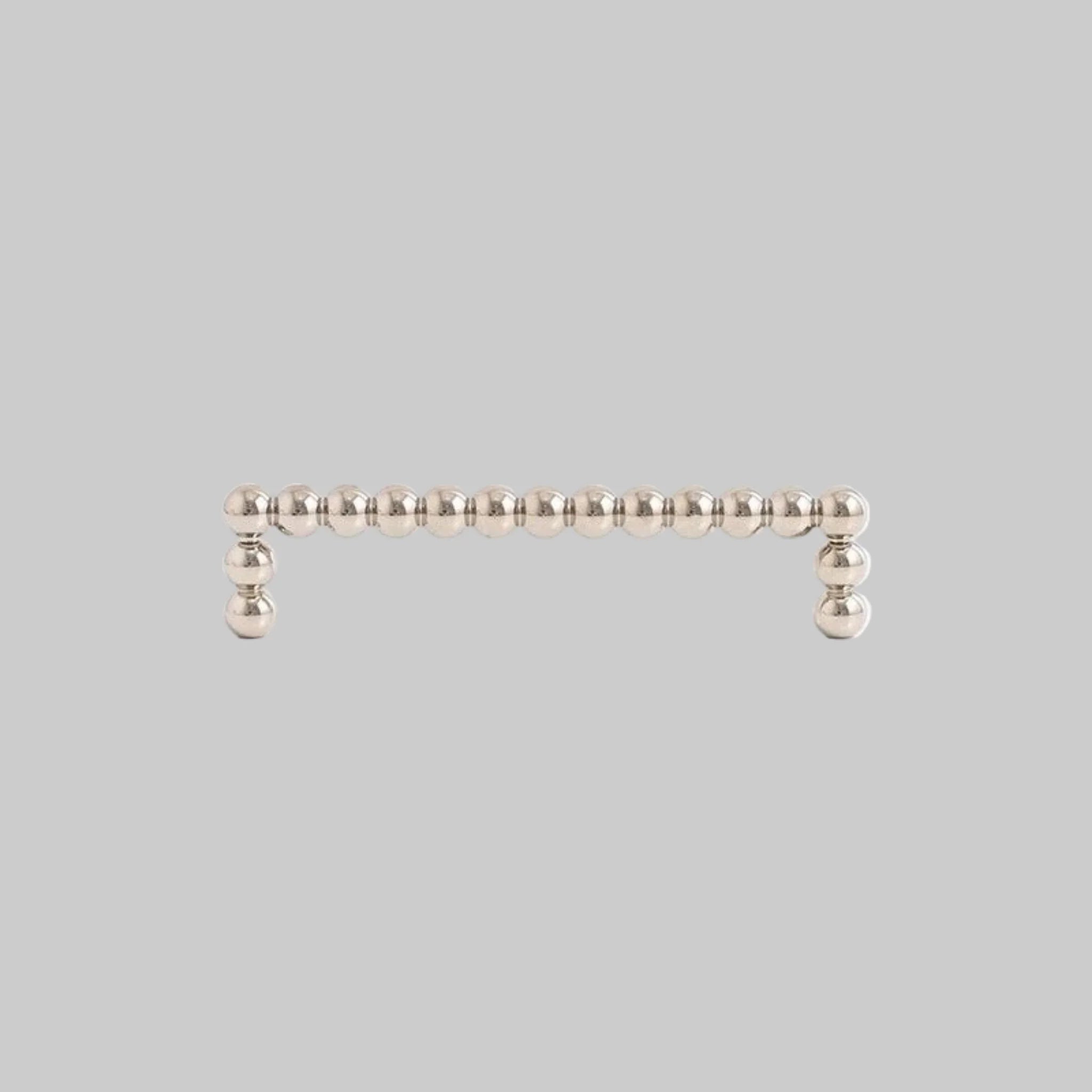 Spheron Cabinet Pull – Modern Beaded Metal Drawer Handle Dresser Knob Furniture Hardware