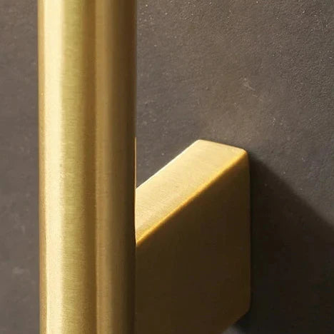 Zephren Spindle Wall Sconce – Modern Brass Glass Decorative Lighting Bedroom Living Room