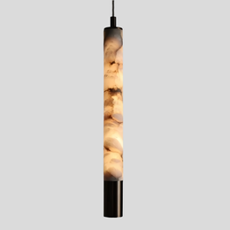 Luminara Cylinder Pendant Light – Marble Pendant Lighting Modern Decorative Ceiling Light Kitchen Island