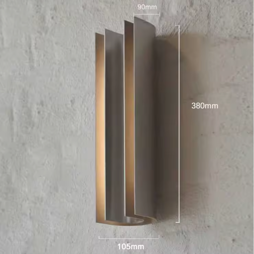 Stratum Vertical Wall Sconce – Modern Metal Decorative Lighting Fixture Living Room Bedroom