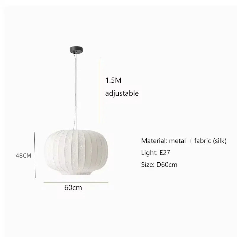 Tatami Stair Pendant Light – Fabric Stair Pendant Ceiling Lighting Fixture