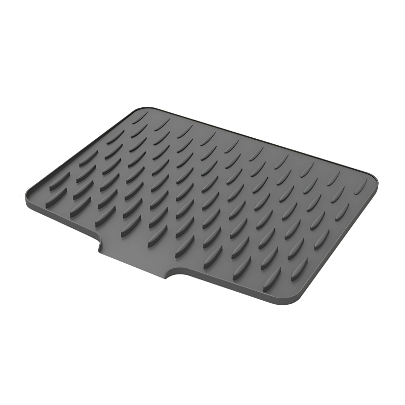 Draynex Silicone Dish Drying Mat – Kitchen Counter Drainer Rack Heat Resistant Trivet Protector