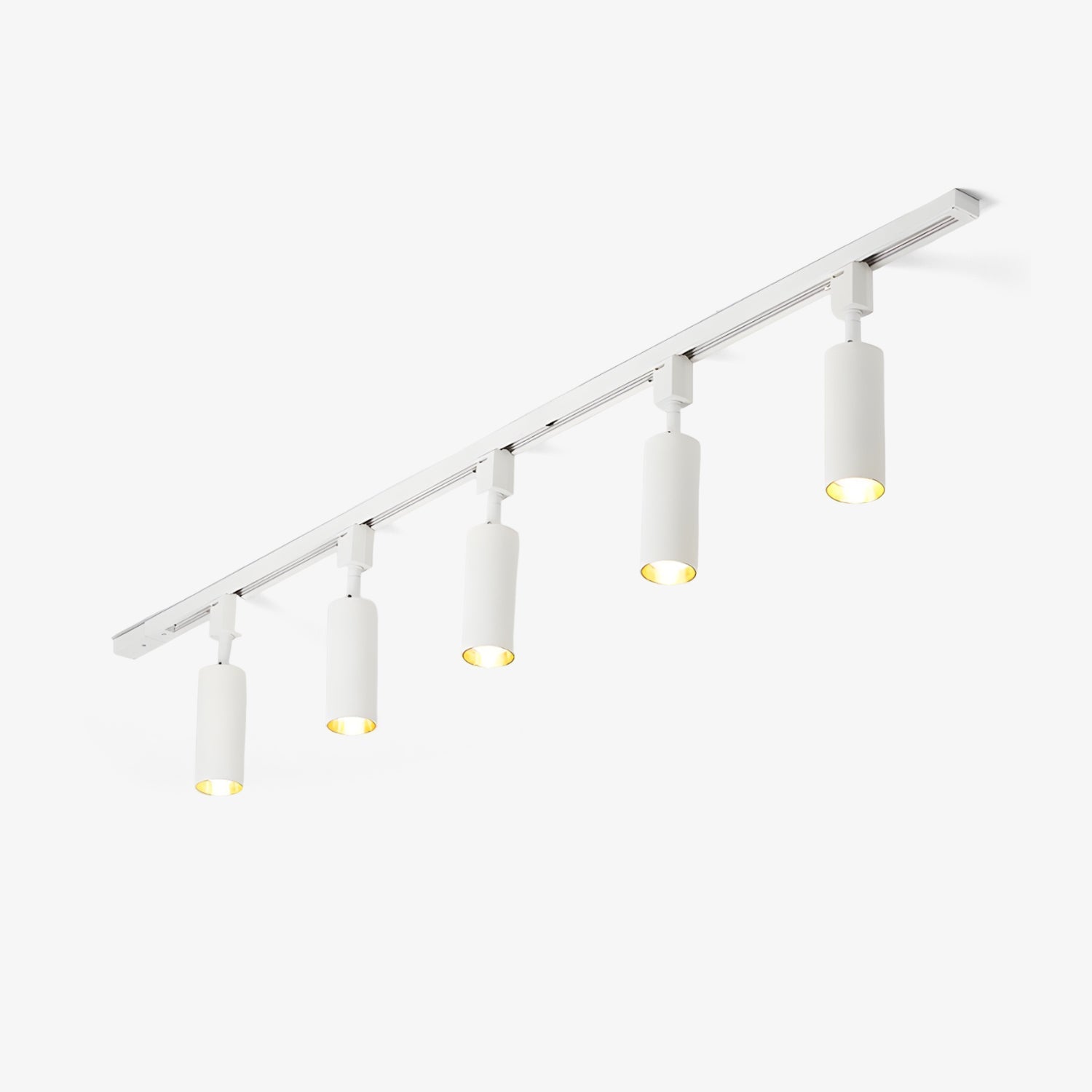 Calix Cylinder Track Light – Black Gold Track Lighting Kitchen Ceiling Adjustable Spotlight Modern