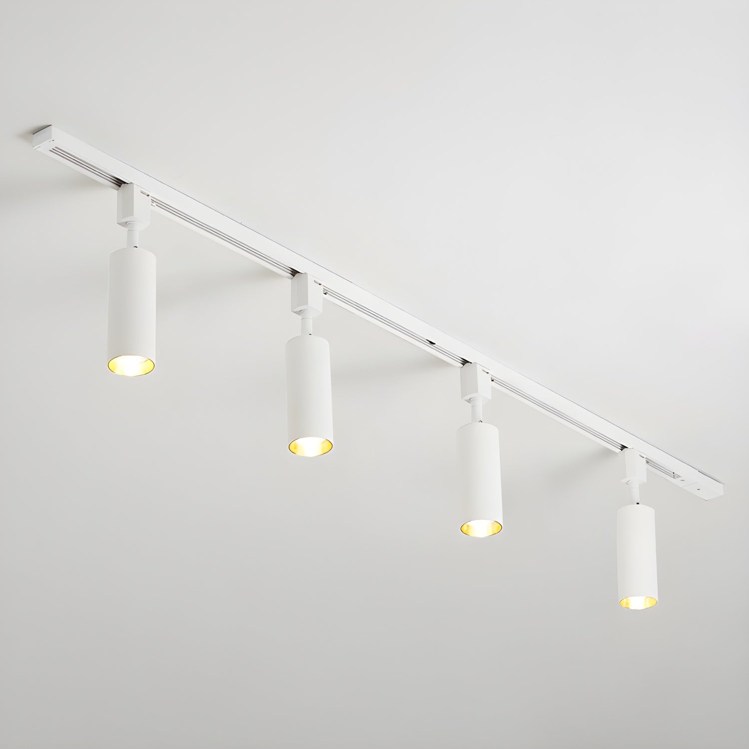 Calix Cylinder Track Light – Black Gold Track Lighting Kitchen Ceiling Adjustable Spotlight Modern