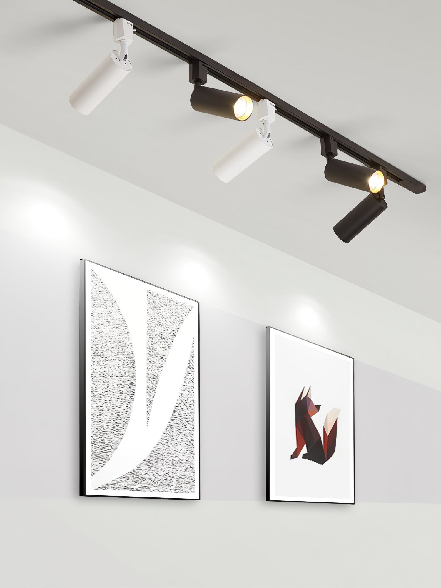 Calix Cylinder Track Light – Black Gold Track Lighting Kitchen Ceiling Adjustable Spotlight Modern