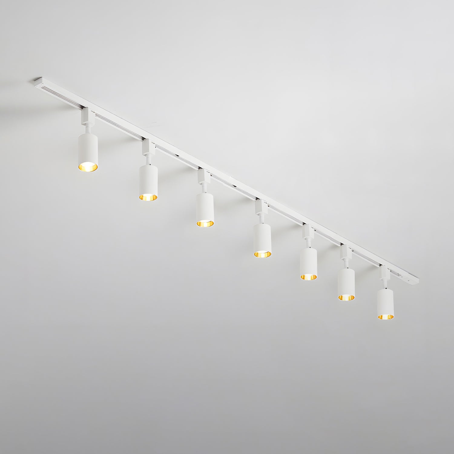 Calix Cylinder Track Light – Black Gold Track Lighting Kitchen Ceiling Adjustable Spotlight Modern
