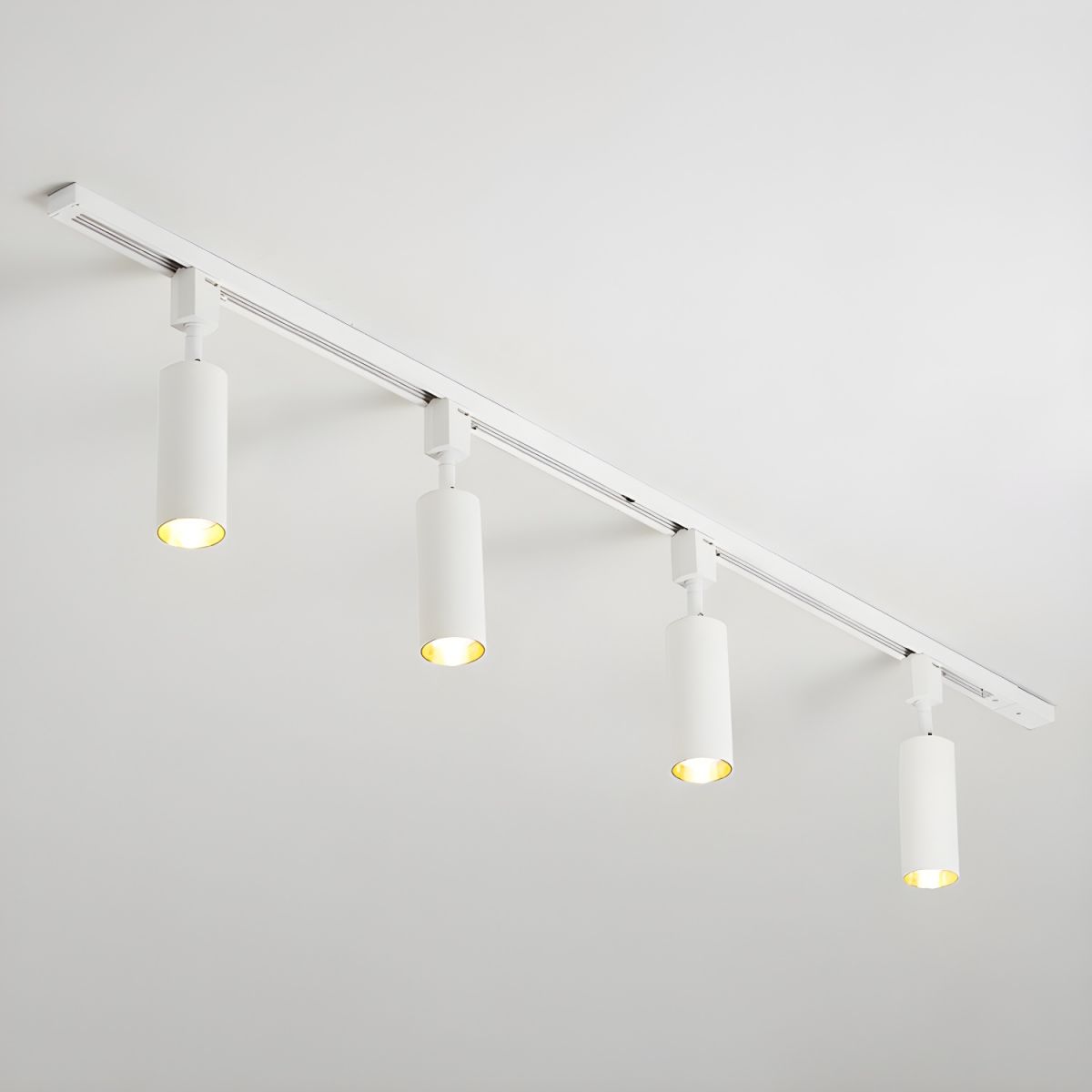 Calix Cylinder Track Light – Black Gold Track Lighting Kitchen Ceiling Adjustable Spotlight Modern