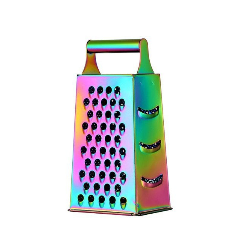 Luxen Gold Kitchen Grater – Stainless Steel Handheld Box Grater Shredder Kitchen Tool Decorative