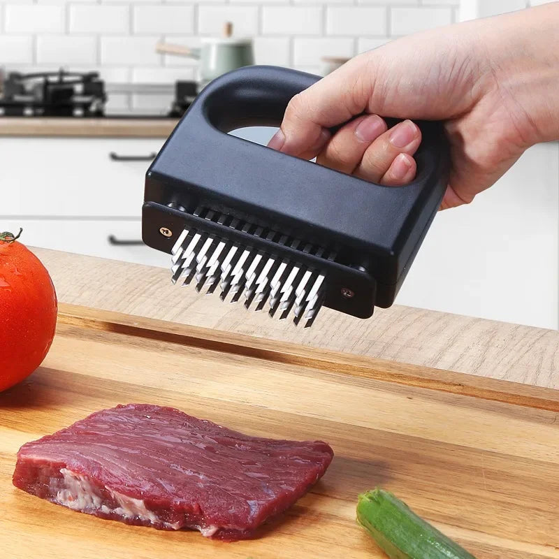 Tenderex Pro Meat Tenderizer – Stainless Steel 48 Blade Kitchen Tool Heavy Duty Manual
