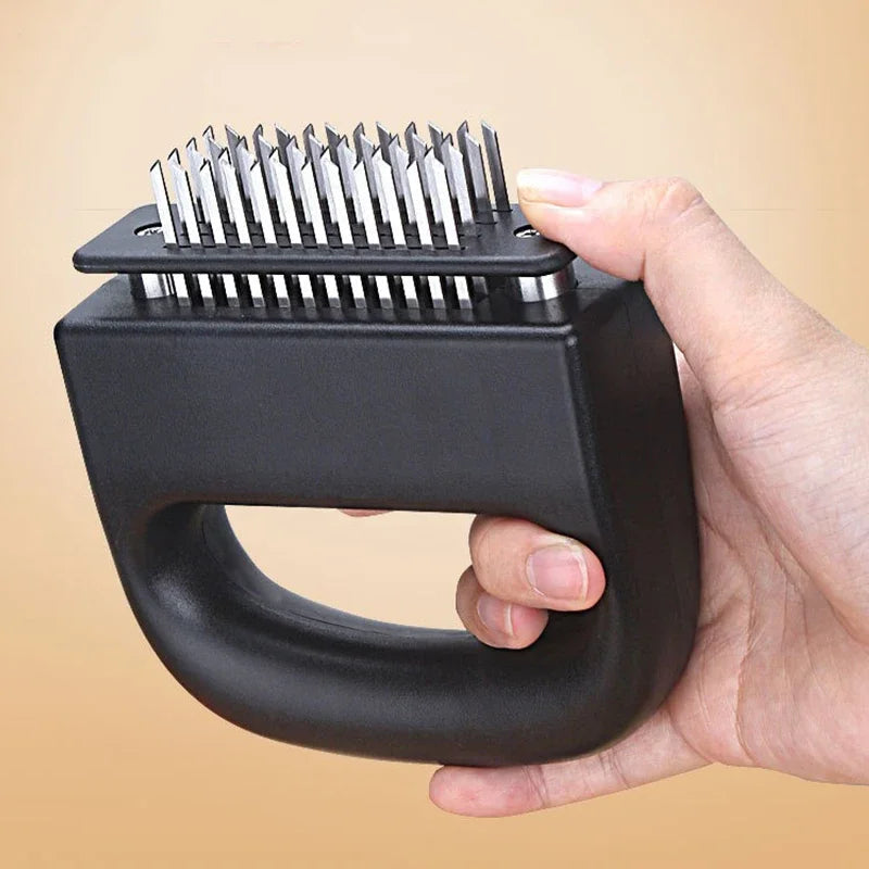 Tenderex Pro Meat Tenderizer – Stainless Steel 48 Blade Kitchen Tool Heavy Duty Manual