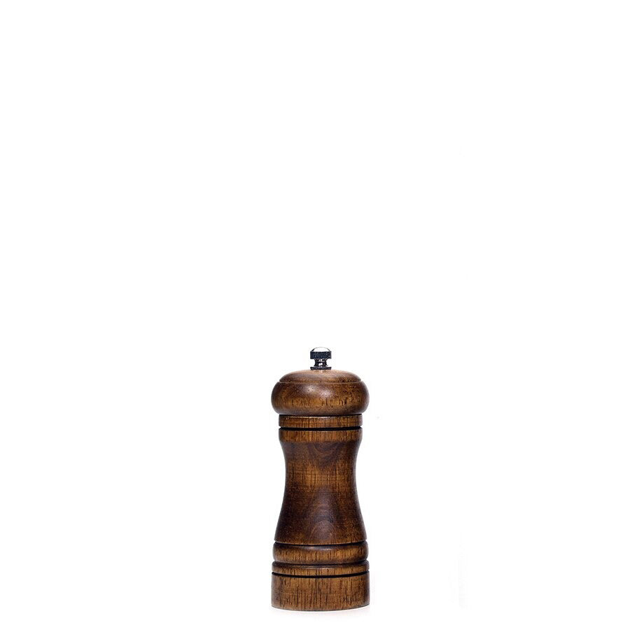 Tornley Salt Pepper Mill Set – Wooden Stainless Steel Adjustable Grinder Kitchen Dining Decor