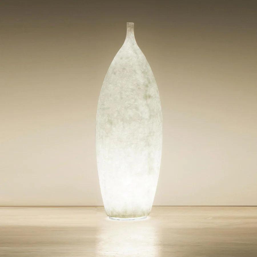 Lunor Dome Uplight Floor Lamp – LED Resin Uplight Floor Lighting Fixture