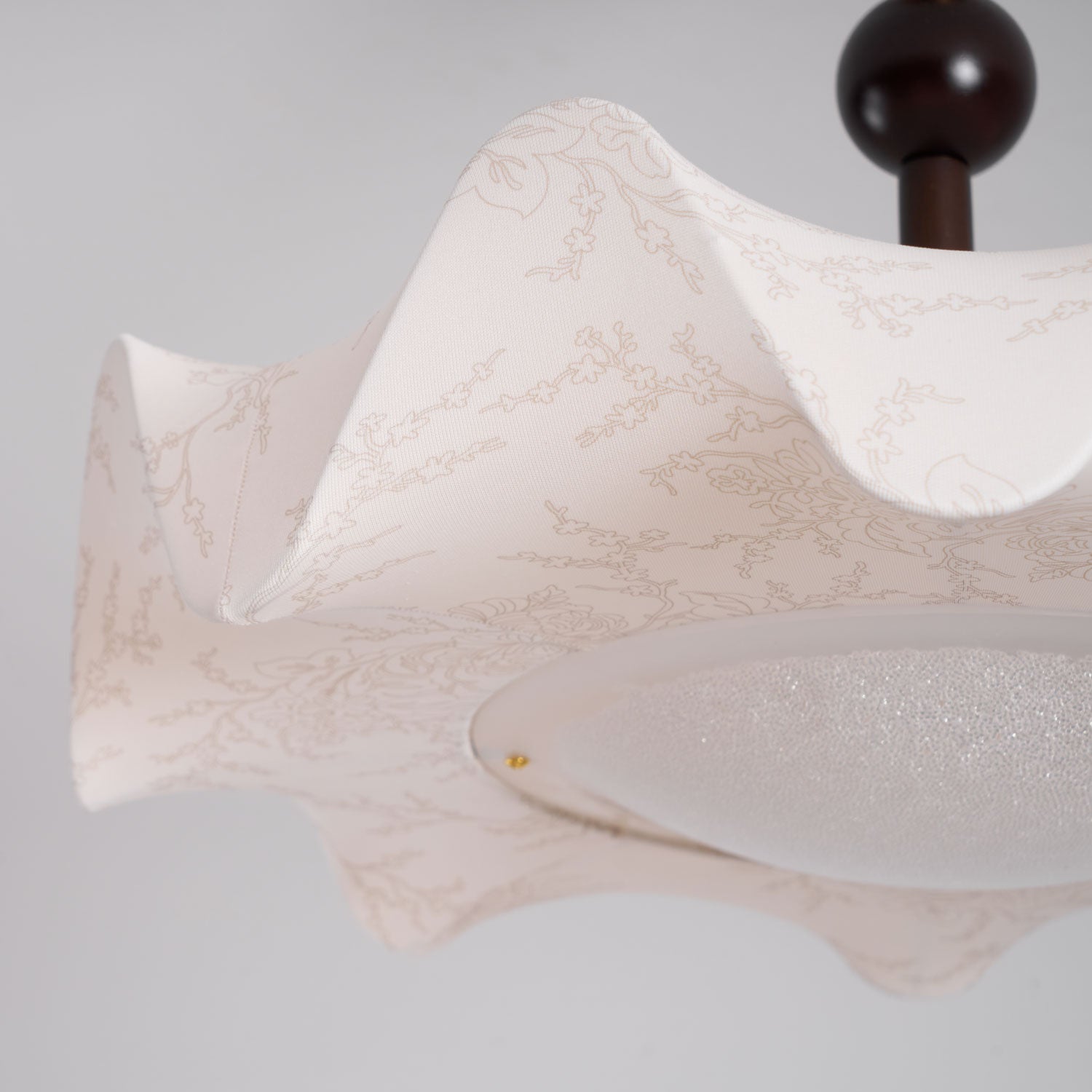 Petal Wave Semi-Flush Ceiling Light – Mid-Century Decorative Fixture