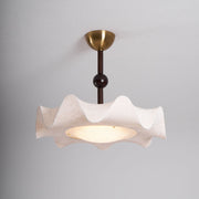 Petal Wave Semi-Flush Ceiling Light – Mid-Century Decorative Fixture
