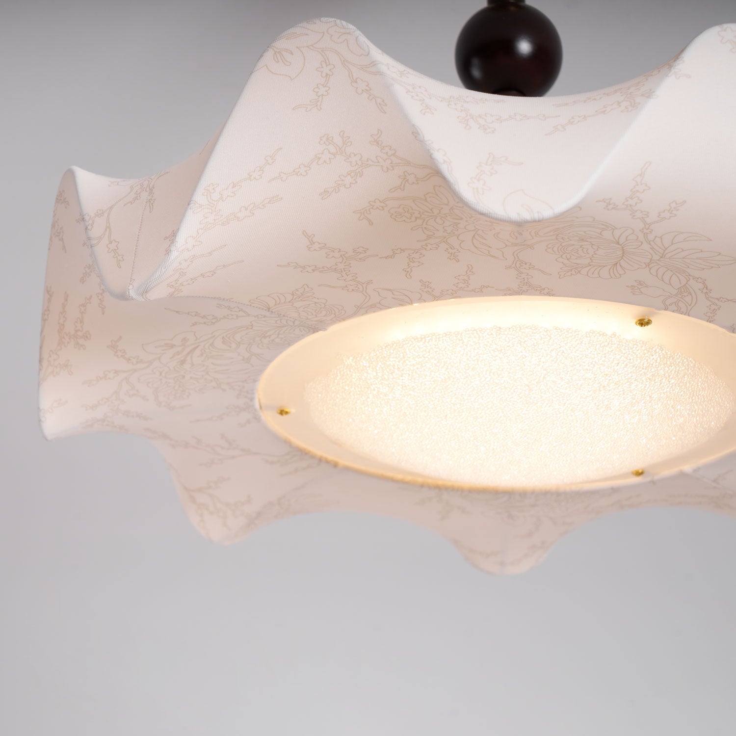 Petal Wave Semi-Flush Ceiling Light – Mid-Century Decorative Fixture